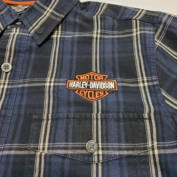 Harley Davidson Button D Short Sleeves - Picture 4 of 7